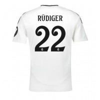 Real Madrid Antonio Rudiger #22 Fotballklær Hjemmedrakt 2024-25 Kortermet